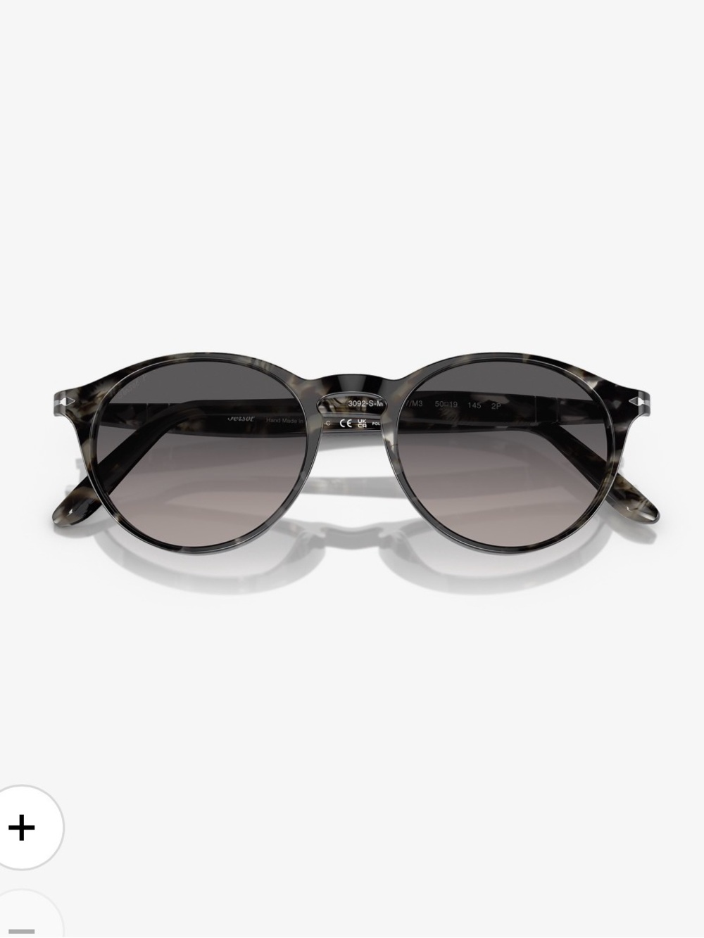 PERSOL Grey Gradient  Tortoise Polarized Sunglasses